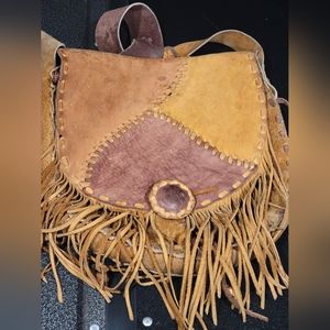 Fringed Handcrafted Leather Crossbody